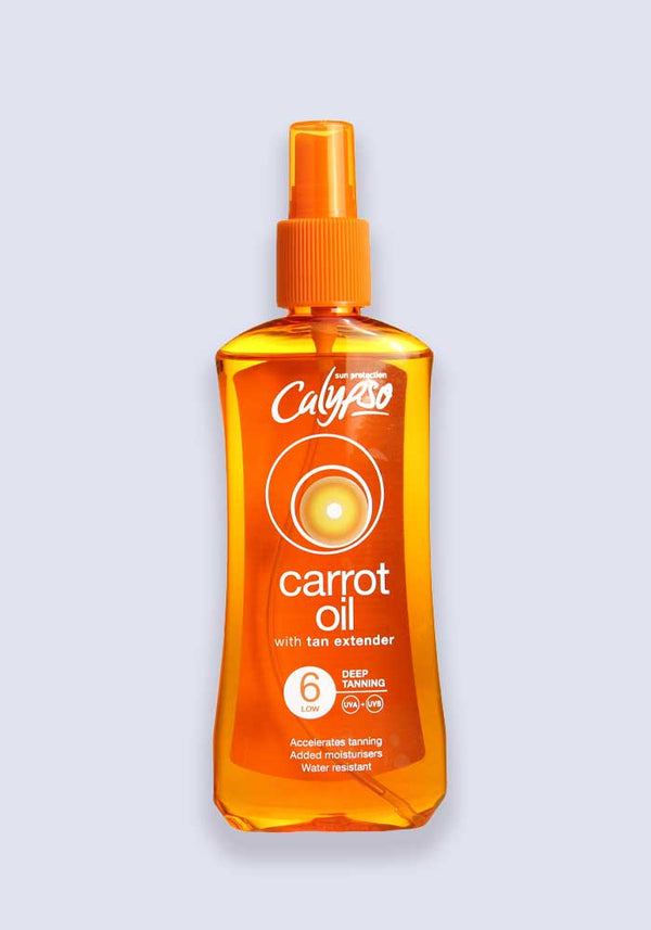 Calypso Deep Tanning Carrot Oil With Tan Extender SPF 6 200ml
