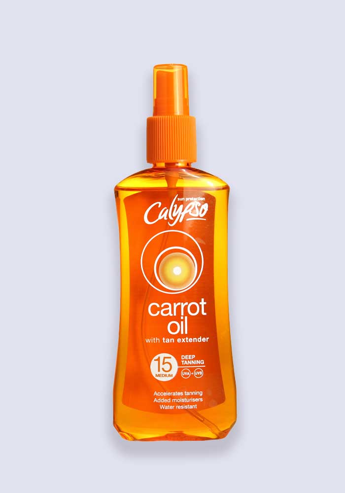 Calypso Deep Tanning Carrot Oil With Tan Extender SPF 15 200ml