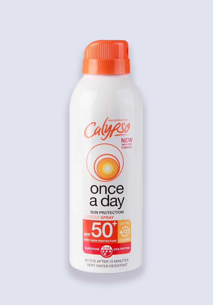 Calypso Once A Day Sun Protection Spray SPF 50 150ml The Suncare Shop