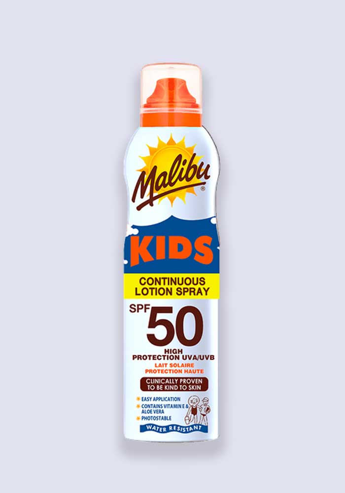Malibu Kids Sun Protection Continuous Lotion Spray SPF 50 175ml