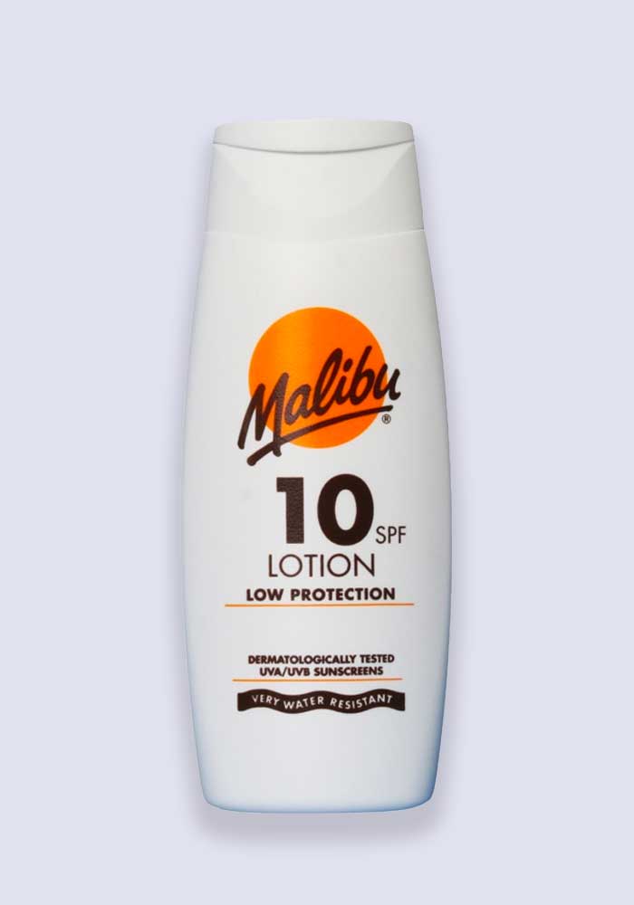Malibu Sun Lotion Low Protection Very Water Resistant SPF 10 200ml