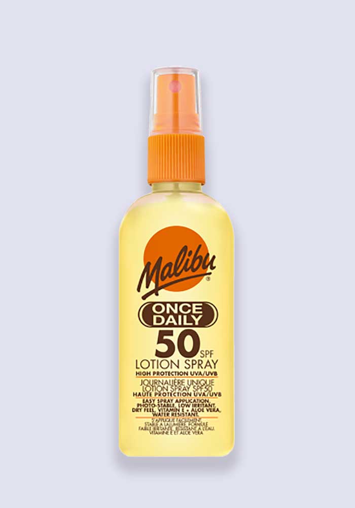 Malibu Once Daily Lotion Spray SPF 50 100ml