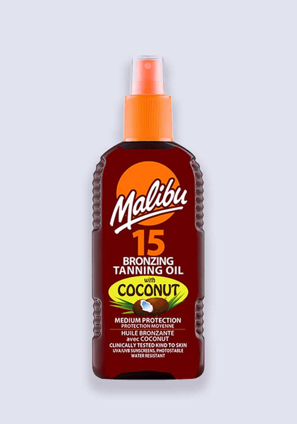 Malibu Bronzing Tanning Oil Spray with Coconut SPF 15 200ml