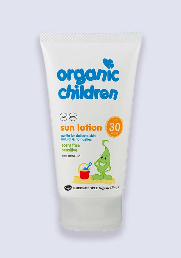 Green People SPF 30 Children's Scent Free Sun Lotion 150ml