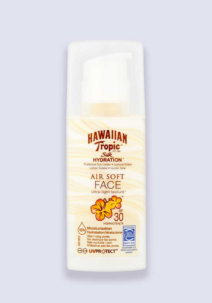 Hawaiian Tropic Silk Hydration Air Soft Face Sun Lotion SPF 30 50ml
