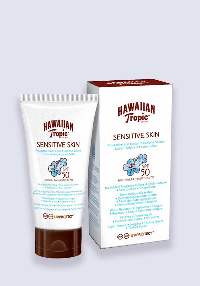 Hawaiian Tropic Sensitive Skin Body Lotion SPF 50 90ml