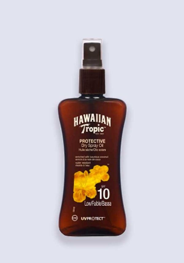 Hawaiian Tropic Protective Dry Spray Sun Tan Oil SPF 10