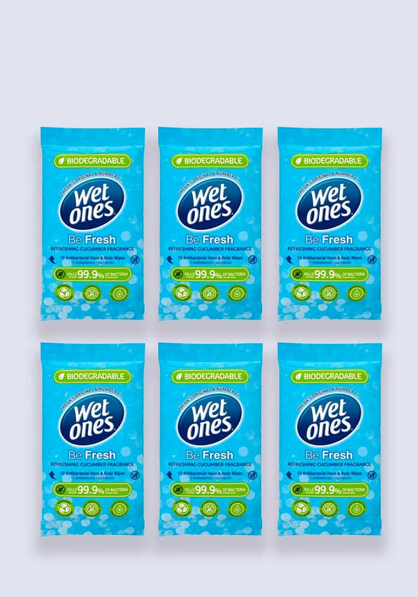 Wet Ones Biodegradable Hand Wipes Be Fresh 6 Pack