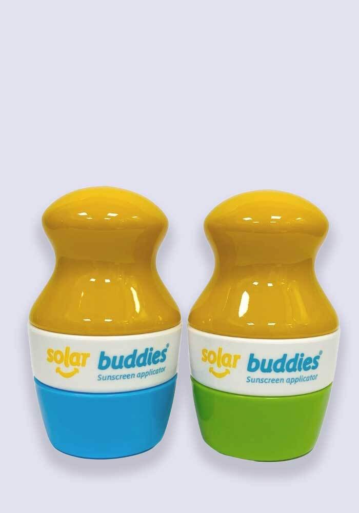 Solar Buddies Refillable Sunscreen Applicator Duo Pack Blue And Green