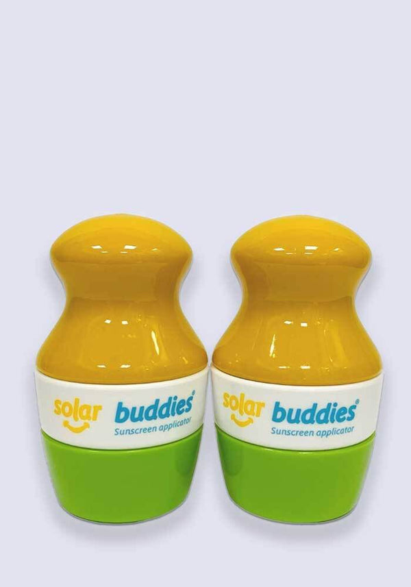 Solar Buddies Refillable Sunscreen Applicator Duo Pack Green