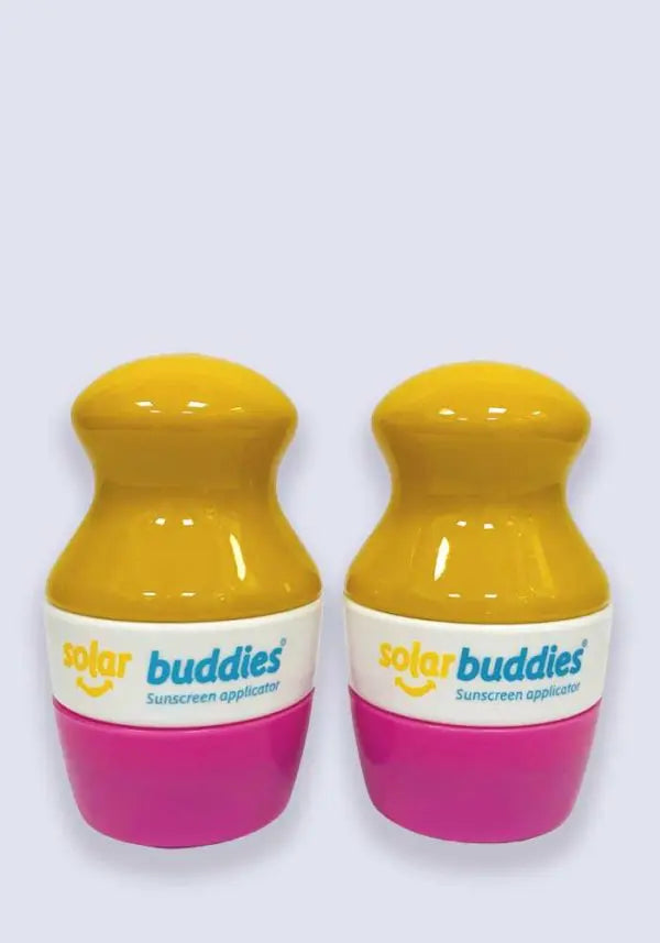 Solar Buddies Refillable Sunscreen Applicator Duo Pack Pink