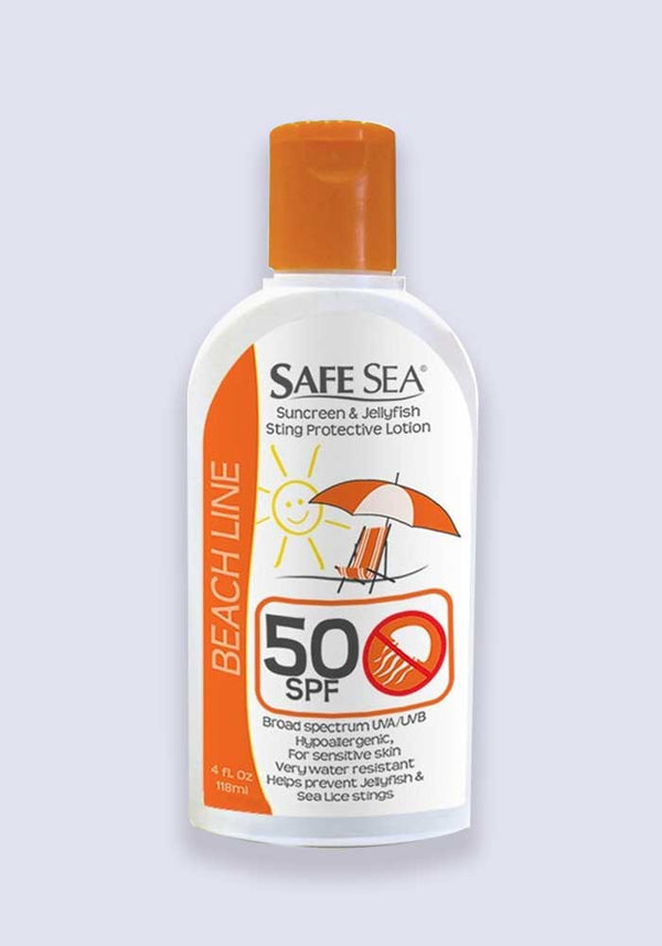 Safe Sea Sunscreen Lotion SPF 50 with Jellyfish Sting Protection 120ml