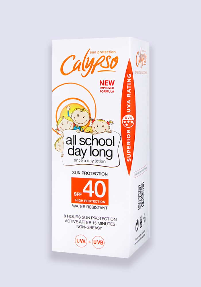 Calypso Sun Protection All School Day Long Lotion For Kids SPF 40 150ml