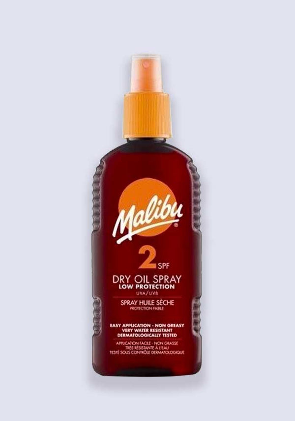 Malibu Dry Oil Spray Low Protection Very Water Resistant SPF 2 200ml