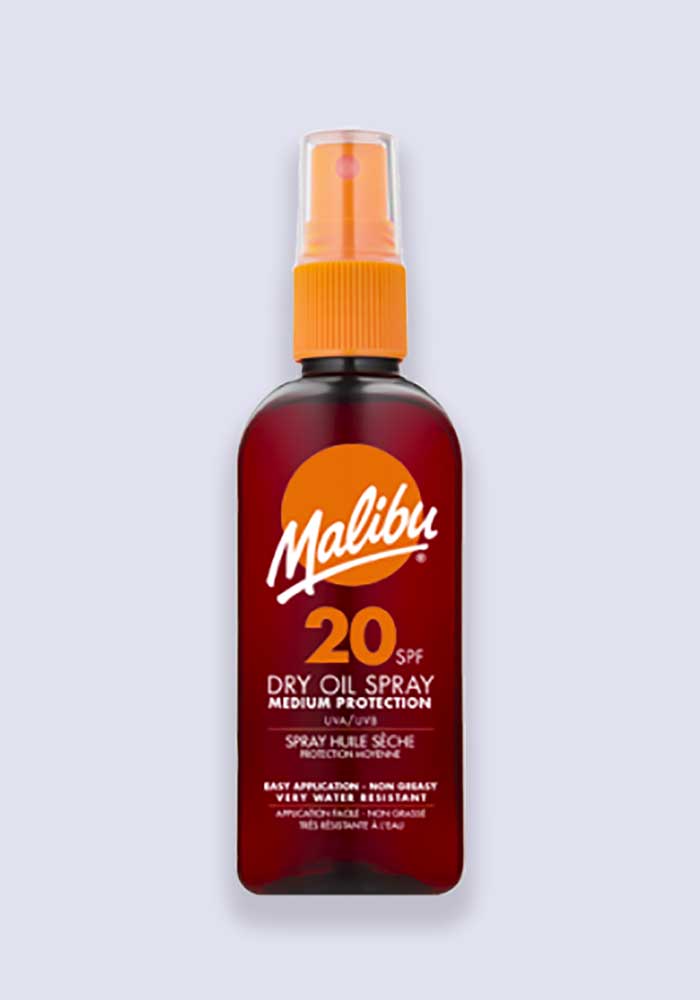 Malibu Dry Oil Spray SPF 20 100ml - 3 Pack