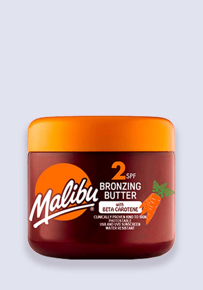 Malibu Bronzing Body Butter With Beta Carotene Tropical Coconut Fragrance SPF 2 250ml