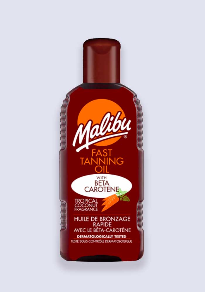 Malibu Fast Tanning Oil With Carotene 200ml