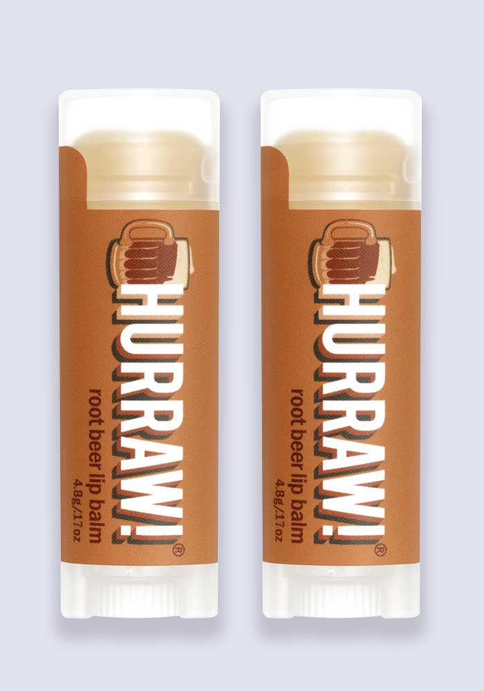 Hurraw Root Beer Lip Balm 4.3g (per stick) - 2 Pack